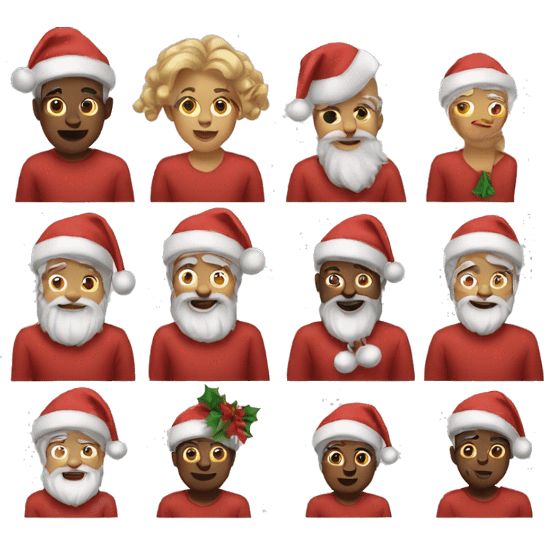 Christmas emojis emoji