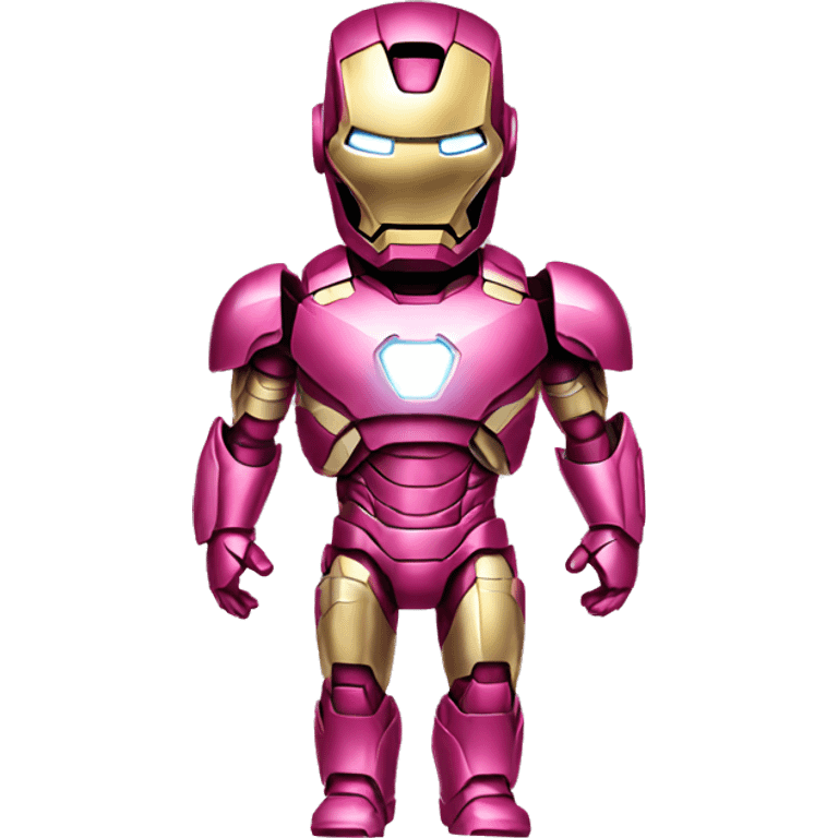 Iron man pink  emoji