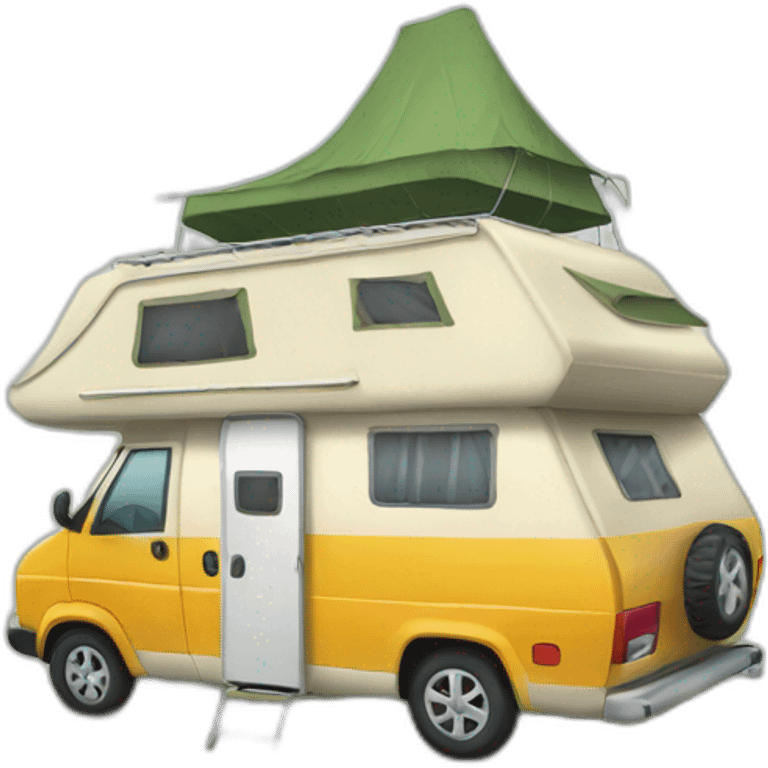 Camping car emoji