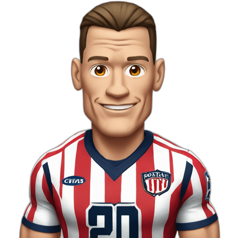 John cena with chivas jersey on emoji