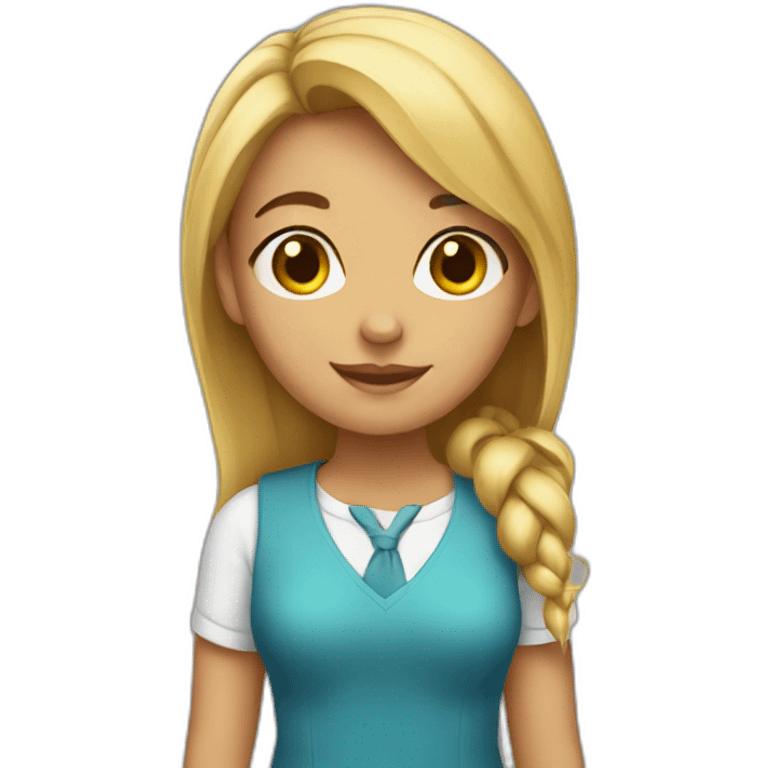 smart girl  emoji