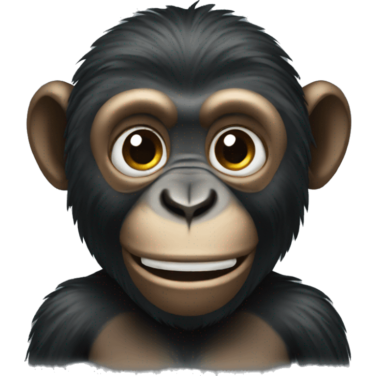 black monkey emoji