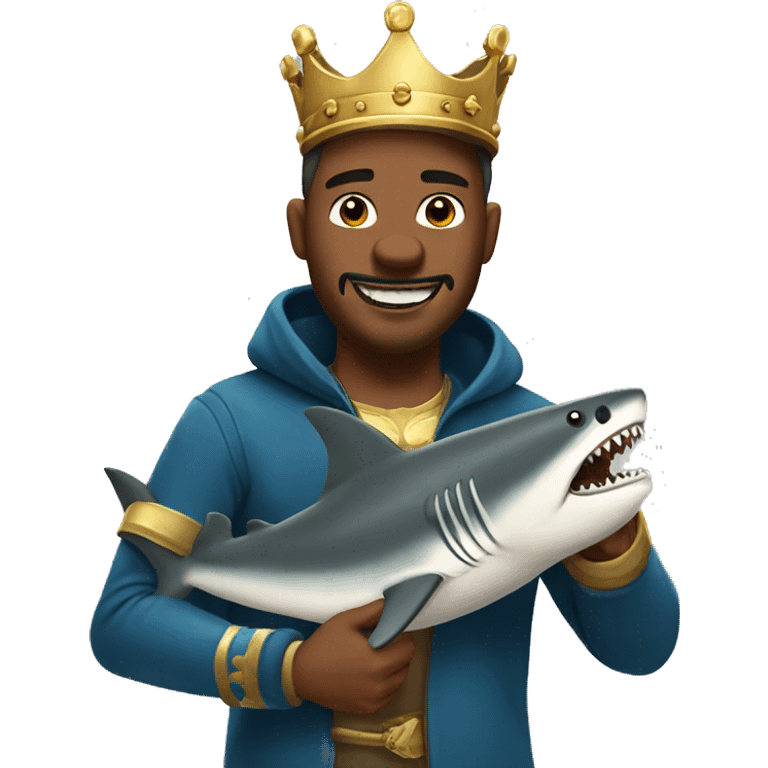 King of sharks emoji