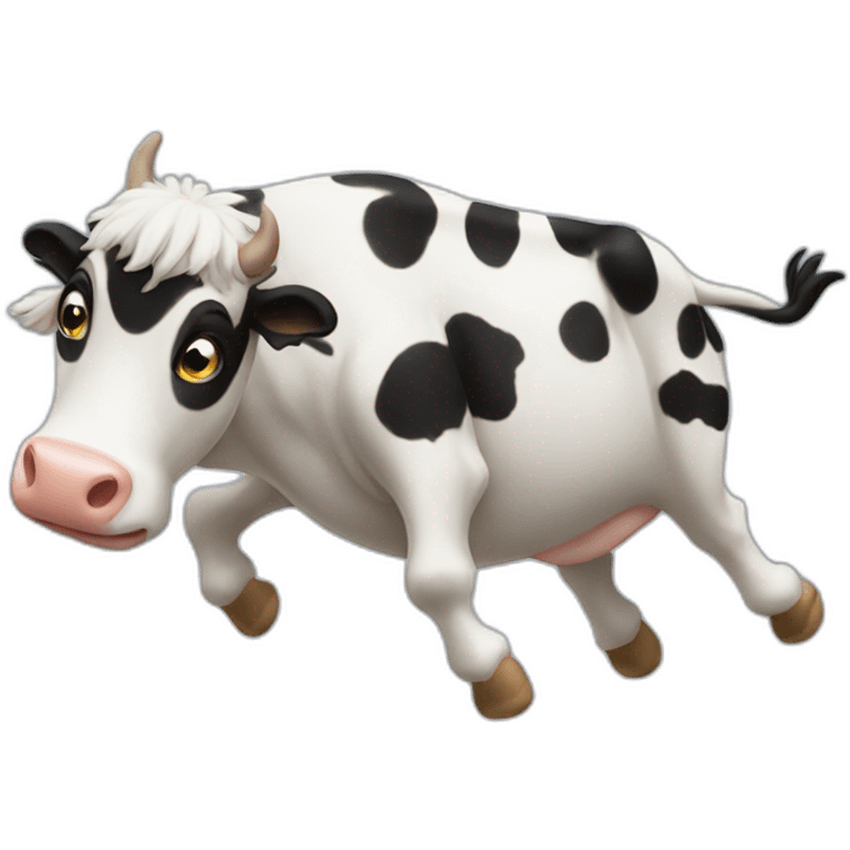 flying cow emoji