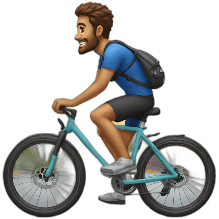 Espartano montando en bici emoji