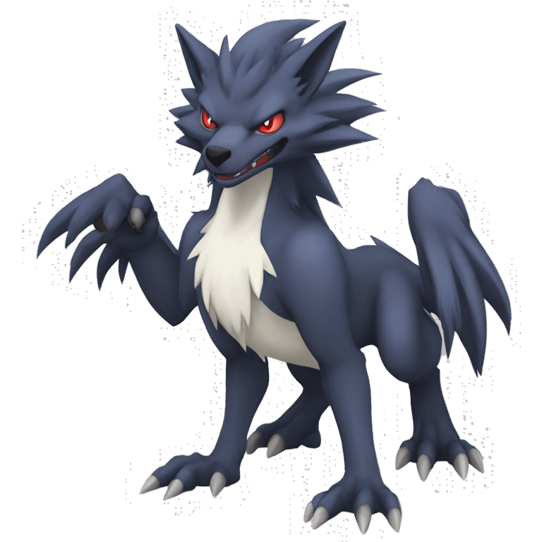  Nargacuga-Zoroark-Lombax-Sergal-Vernid-Fakemon full body emoji