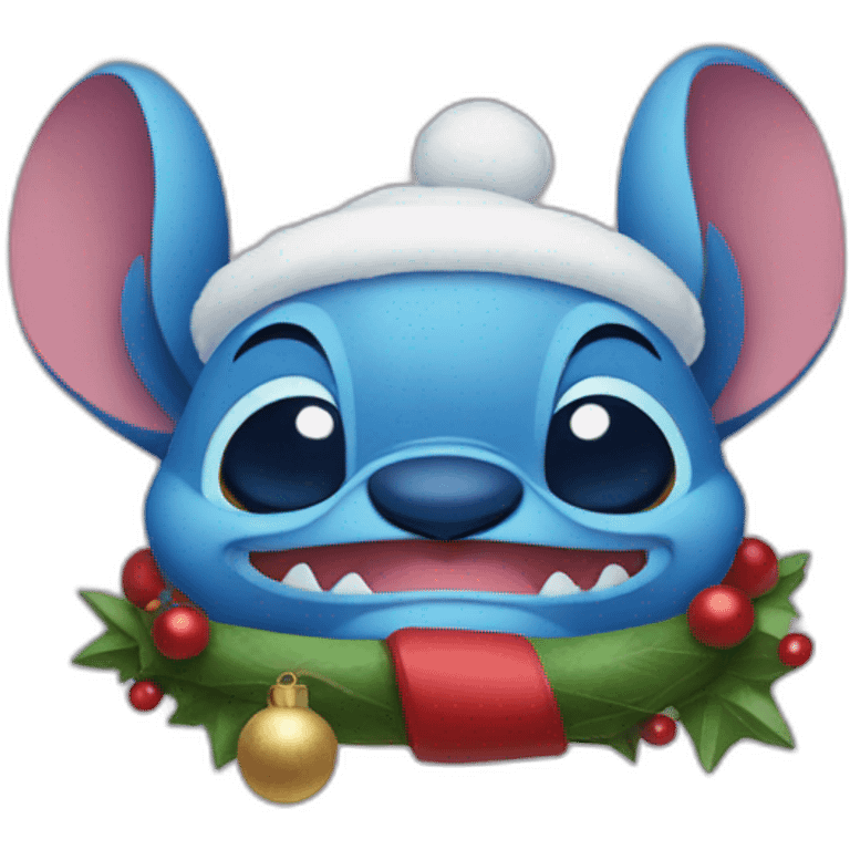 Stitch disney christmas  emoji