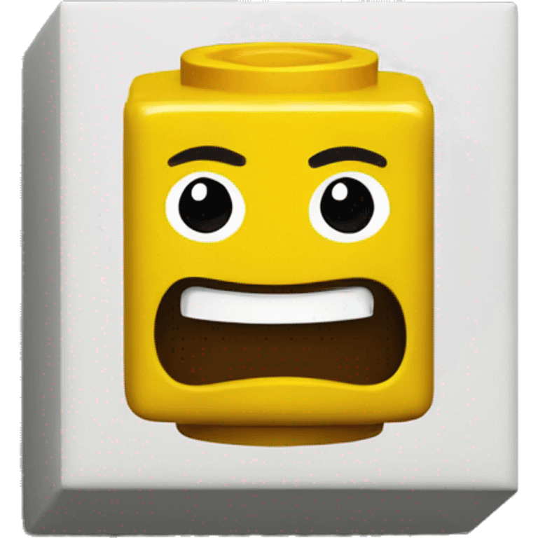 Lego block emoji