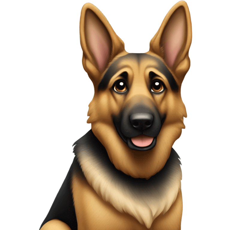 German shepherd in Houston  emoji