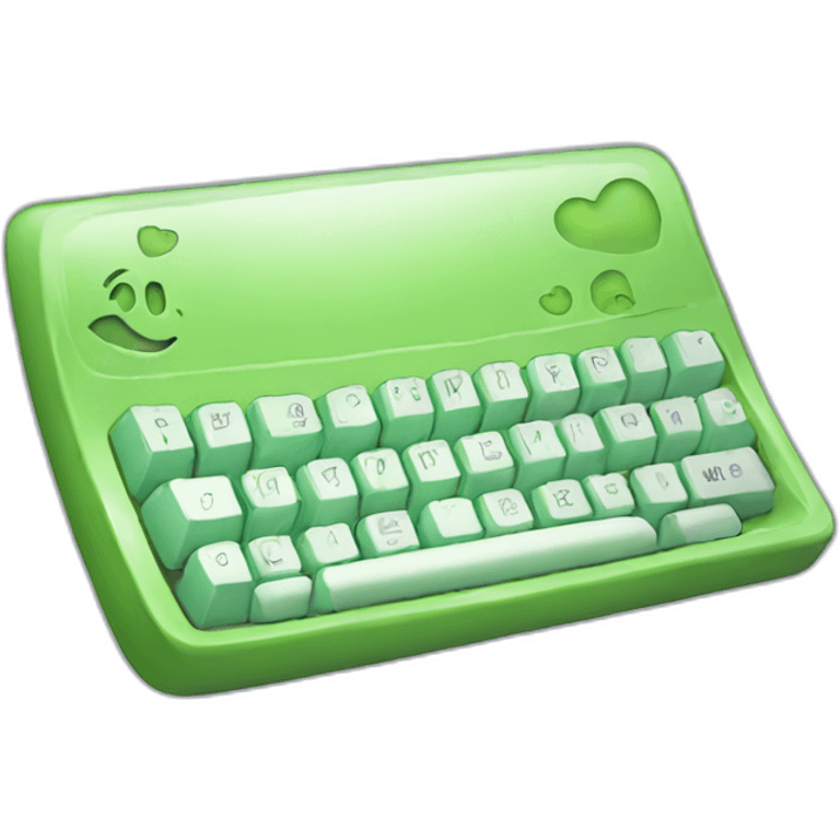 beautiful color keyboard emoji