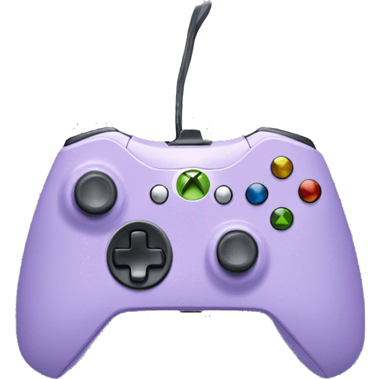 Pastel purple Xbox controller emoji