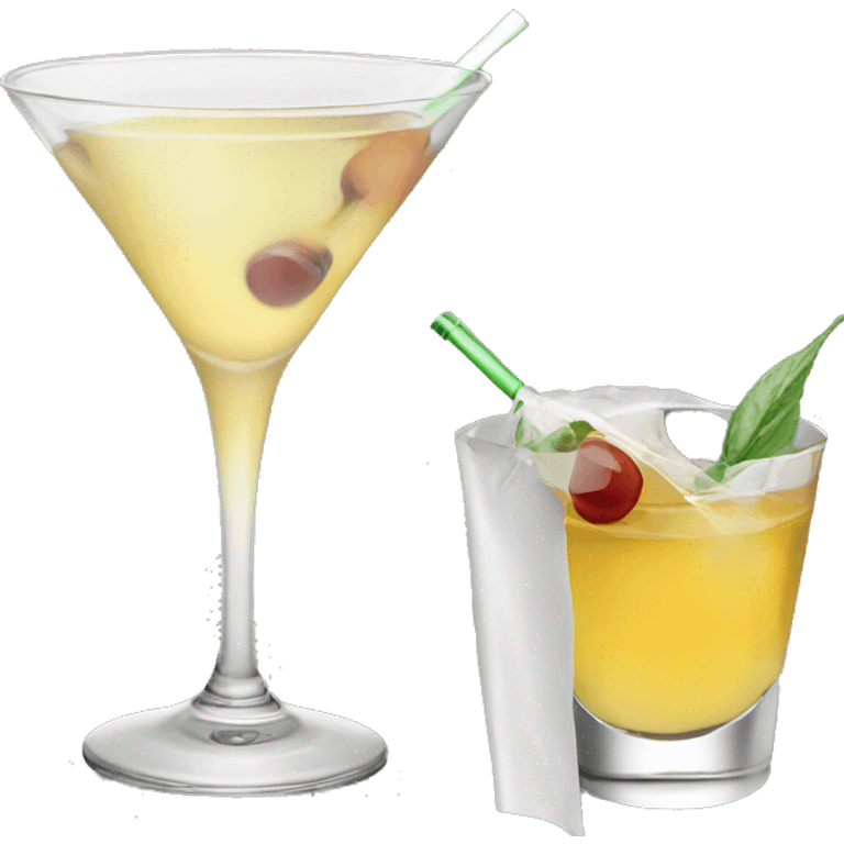 the alcohol drink “pornstar martini”  emoji