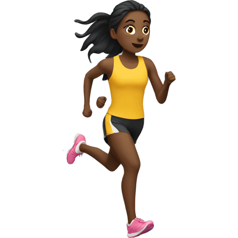 Runner girl emoji