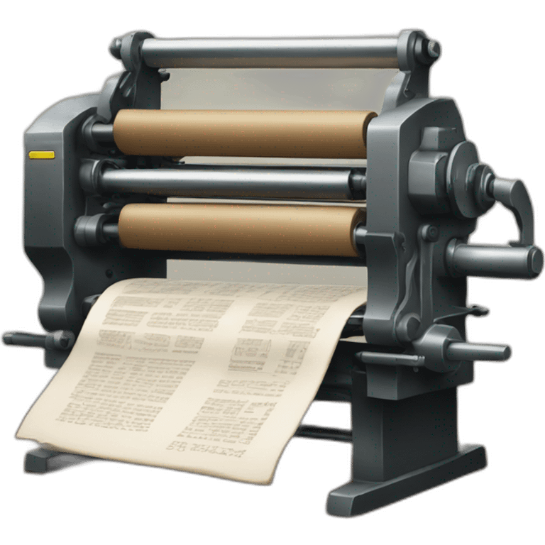 printing press emoji