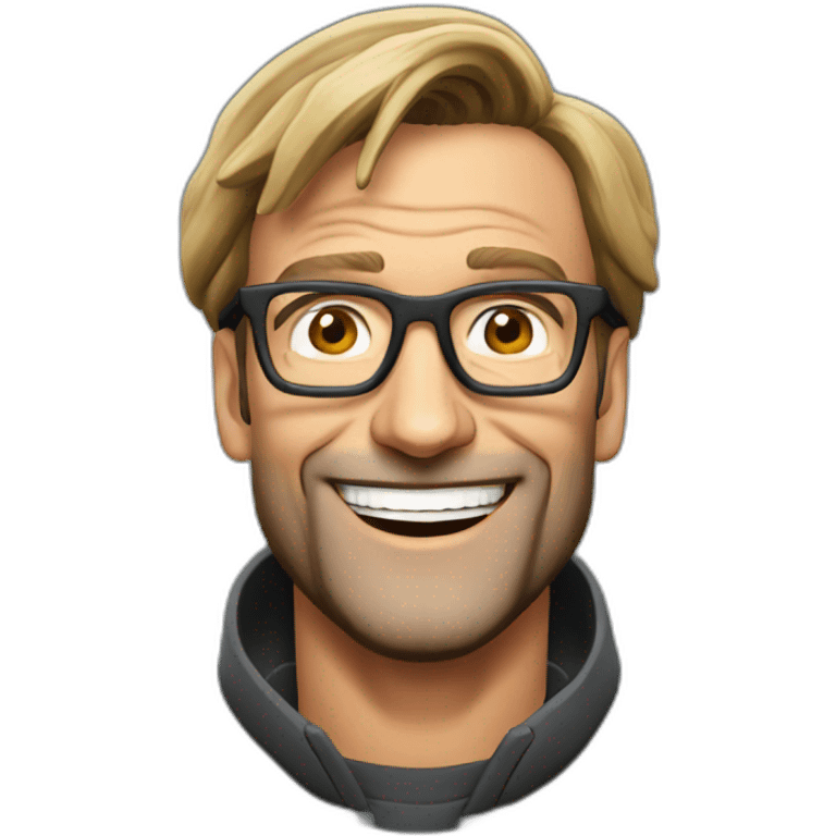 Jurgen Klopp celebrating emoji