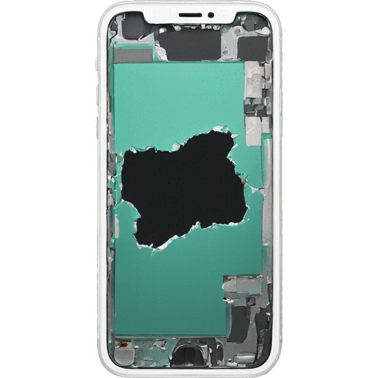 iPhone 16 pro broken lCD emoji