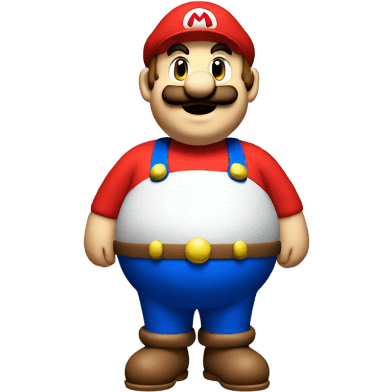 Fat mario Body emoji