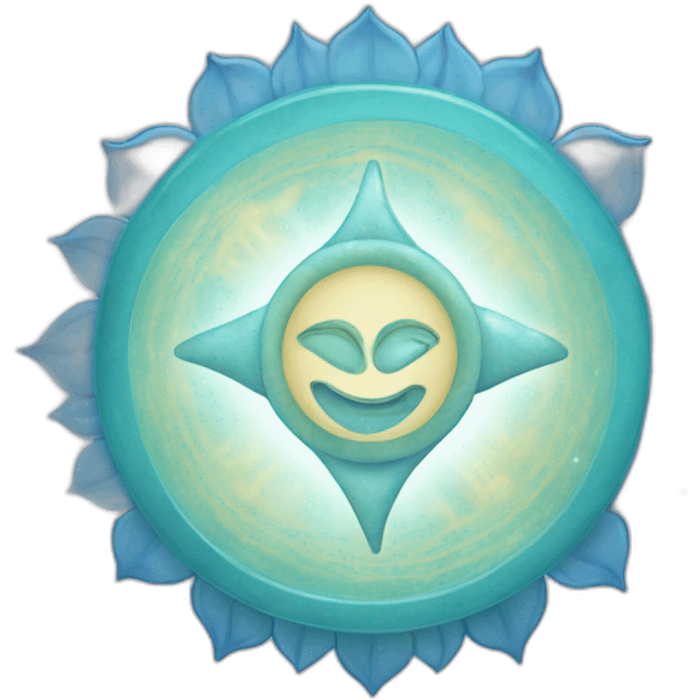 Vishuddha chakra detailed emoji