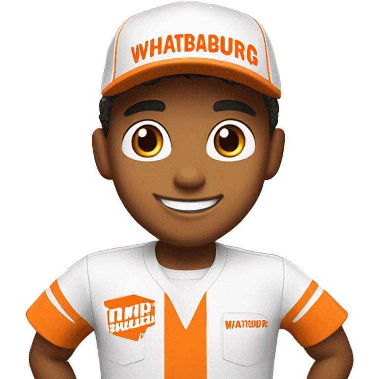 Lightskin boy that work at whataburger emoji