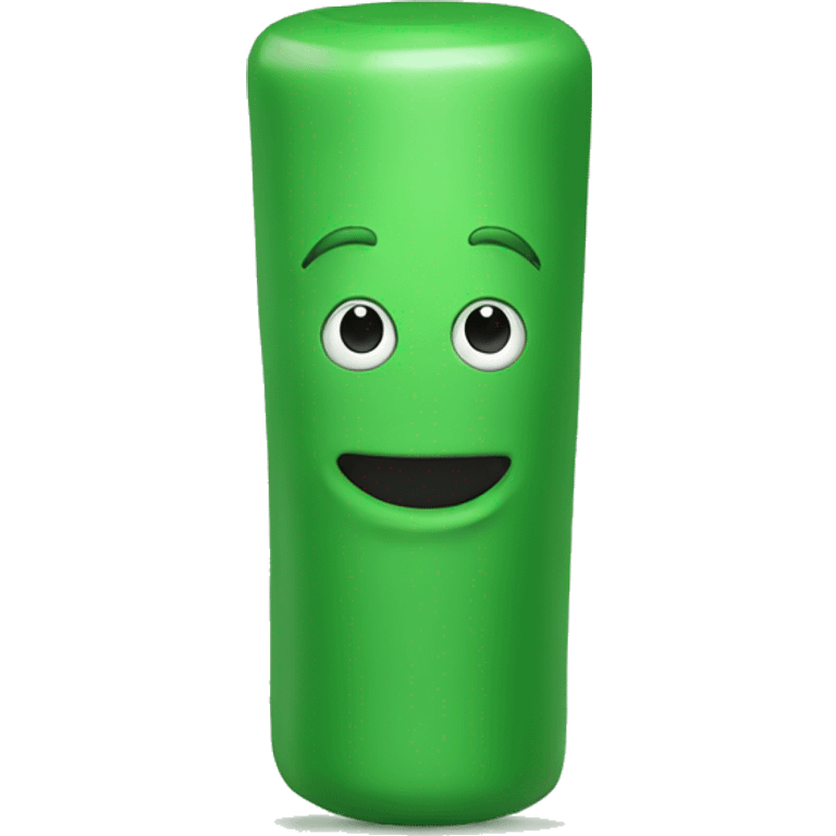 green tube man emoji