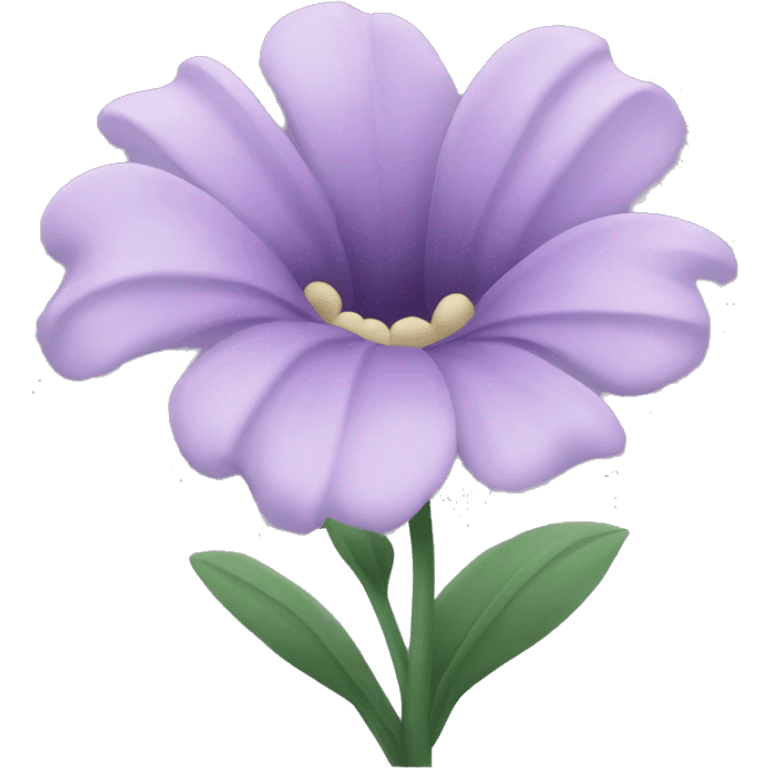 Pastel purple flower emoji