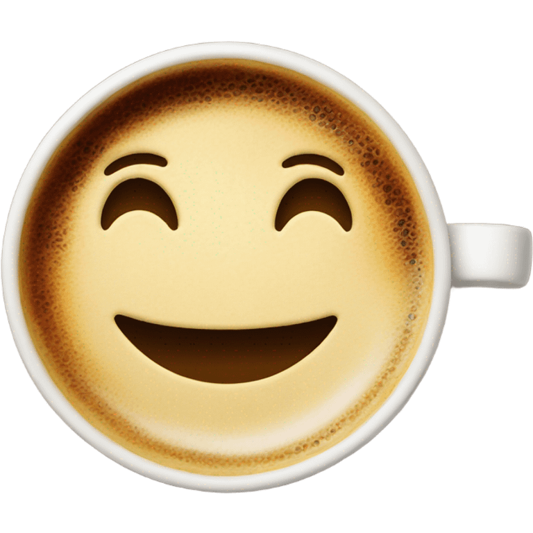 Smiley face coffee  emoji