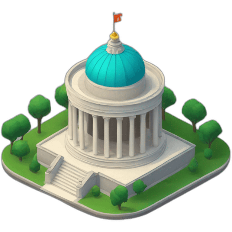 Monas Isometric emoji