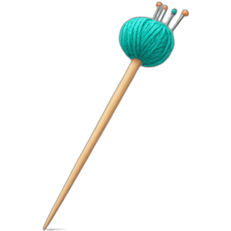 Knitting needles emoji