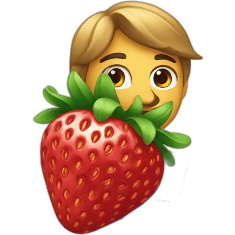 Fresas  emoji