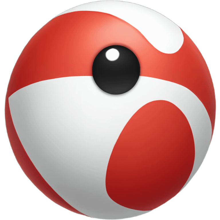 one red ball emoji