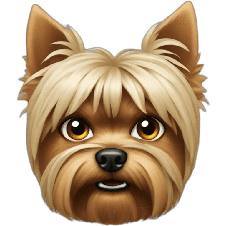 yorkshire terrier angry emoji