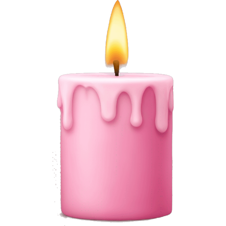 light pink candle emoji