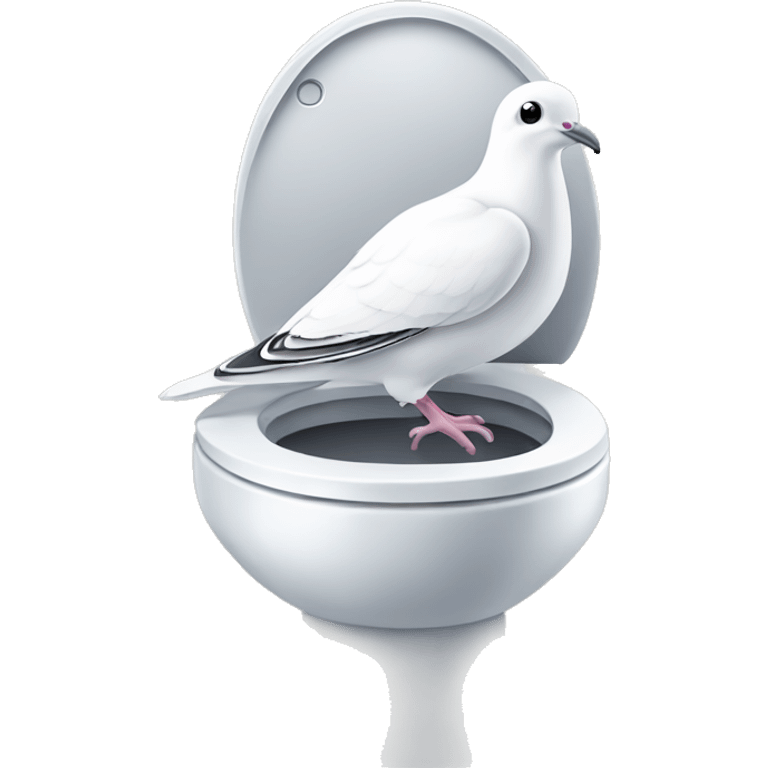 dove on toilet emoji