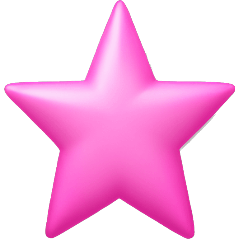 pink star sharp  emoji