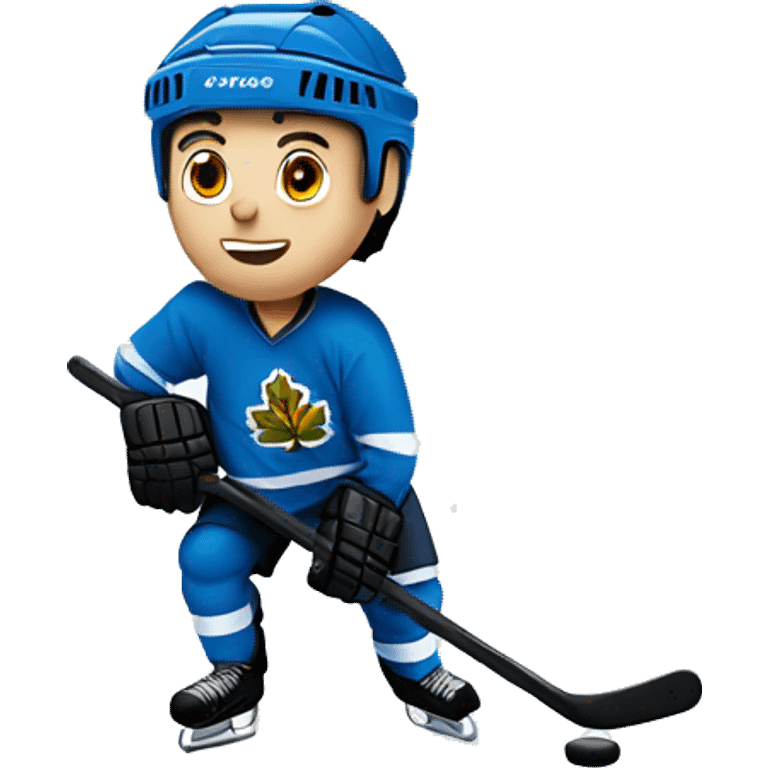 Hockey player on ice  emoji