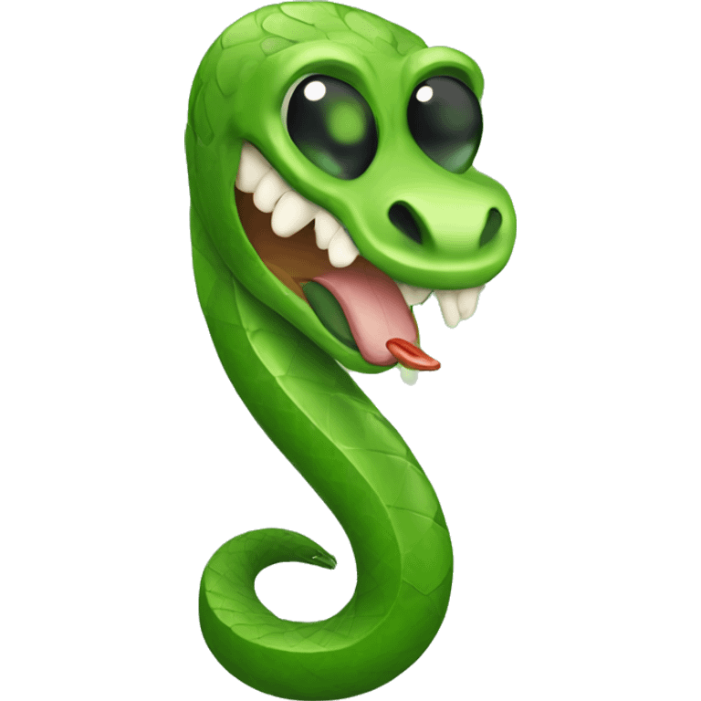 Sassy snake with jalapeño  emoji