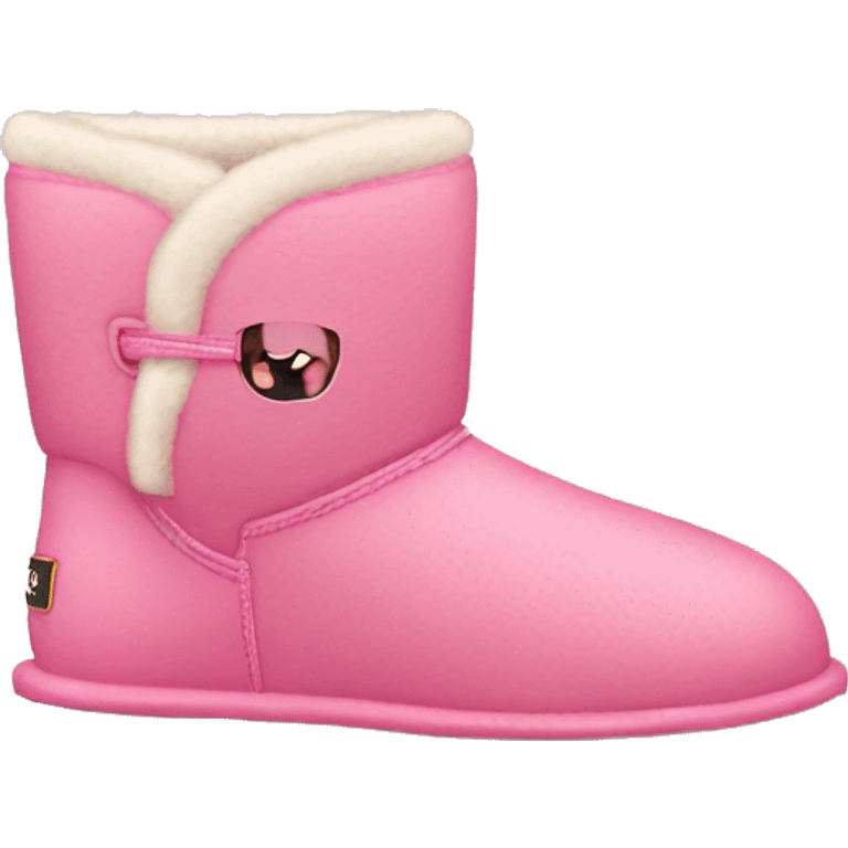 pink ugg boots emoji