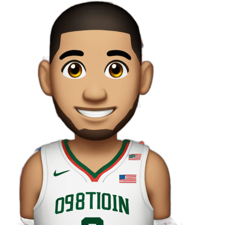 Jayson tatum china flag emoji