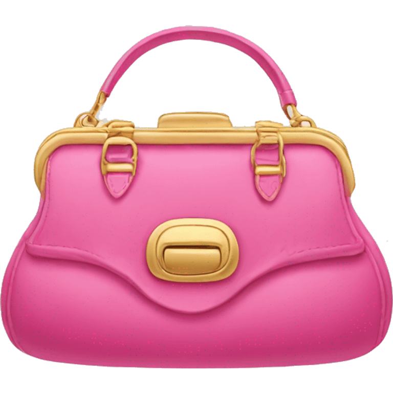 pink and gold purse emoji