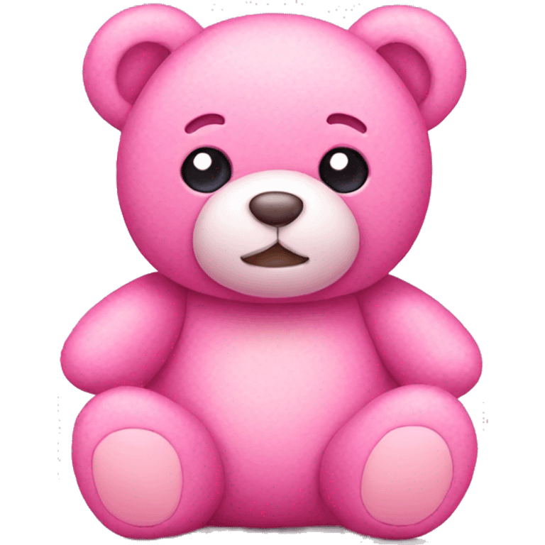 pink teddy emoji