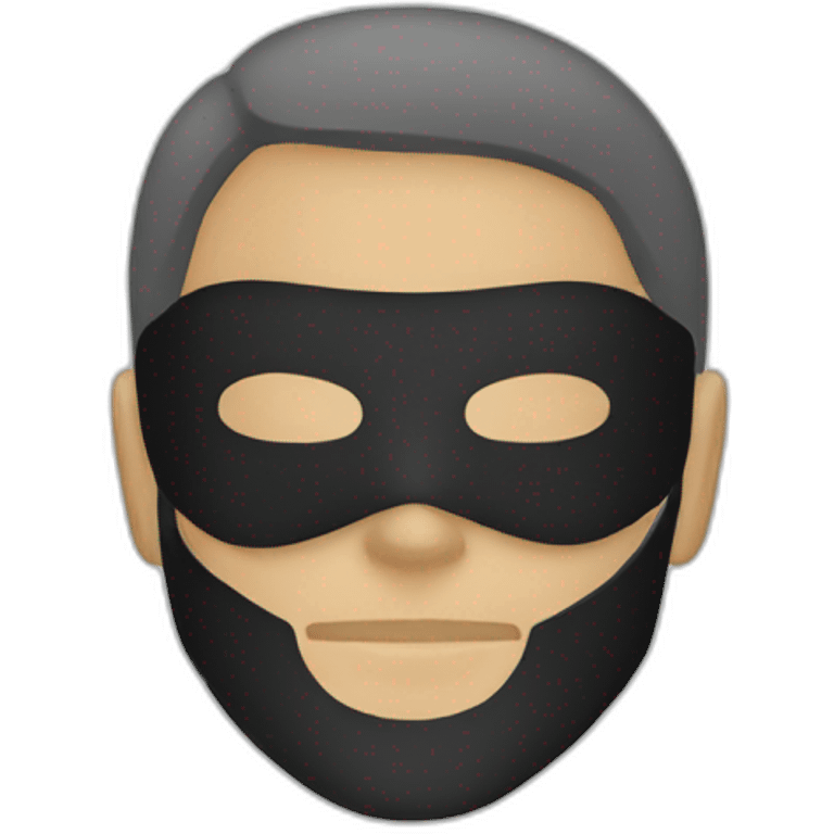 masked man emoji