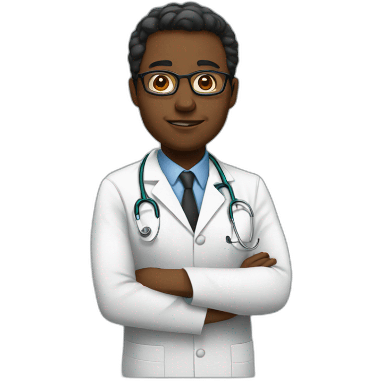 black doctor emoji