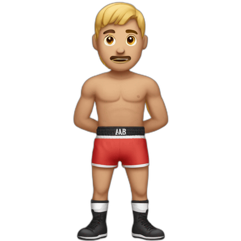  a boxer emoji