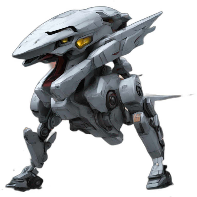 mecha hitler on a raptor in space emoji