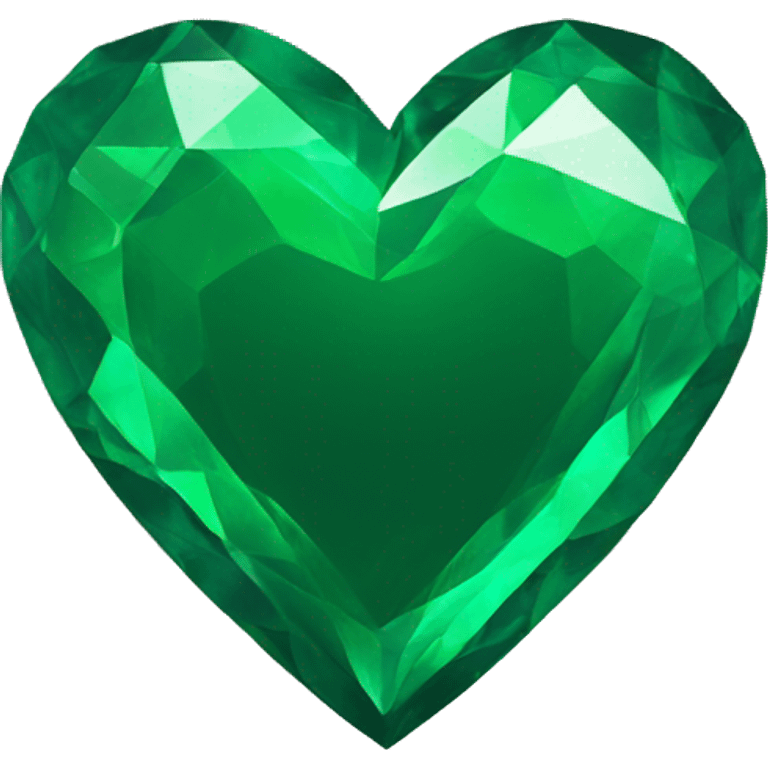 Emerald Green heart  emoji