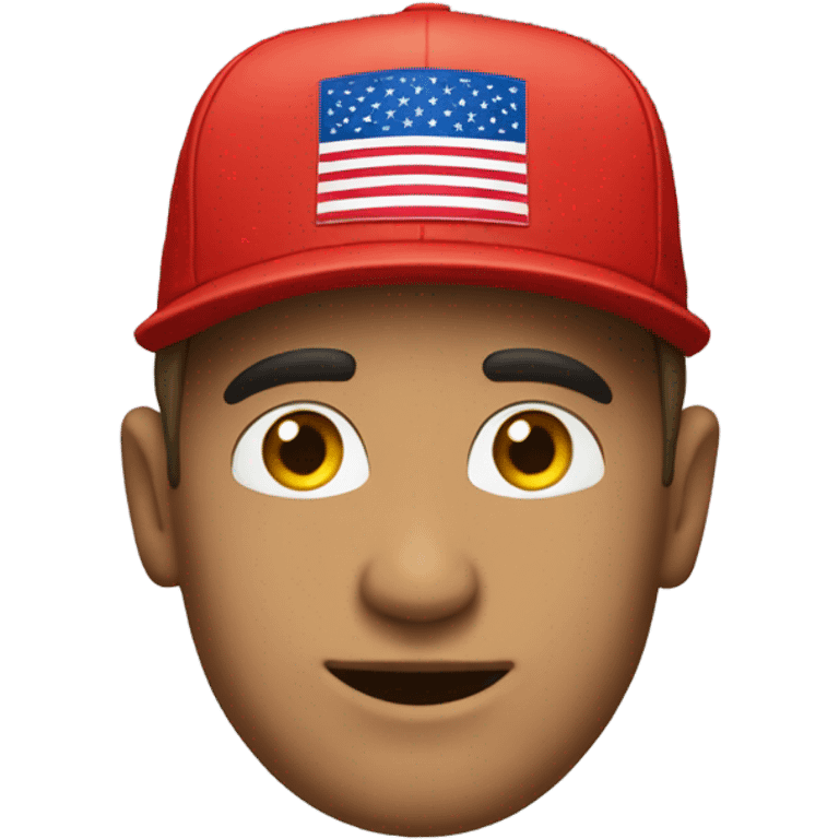 Man with maga hat emoji