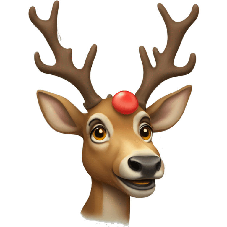 deer clown emoji