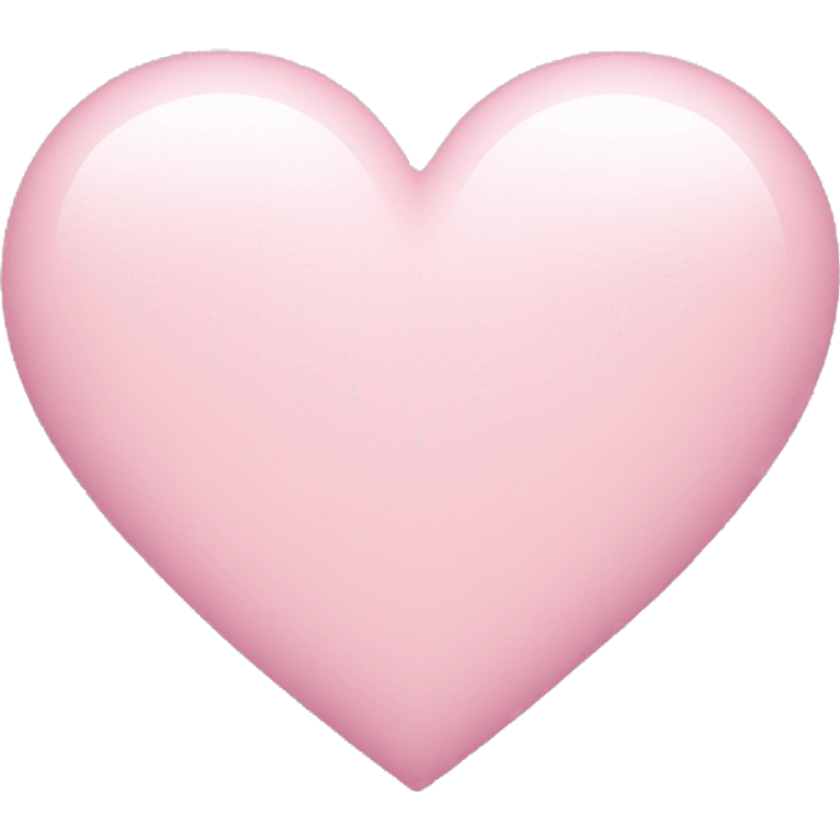 Light pink heart emoji