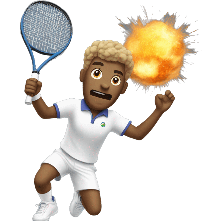 Tennis explosion emoji