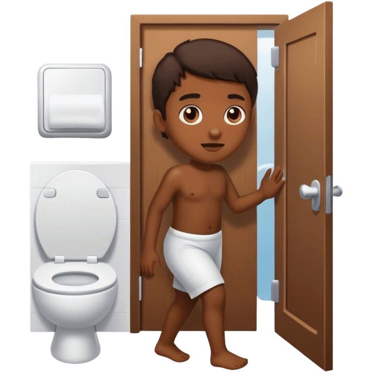 Saliendo del baño  emoji